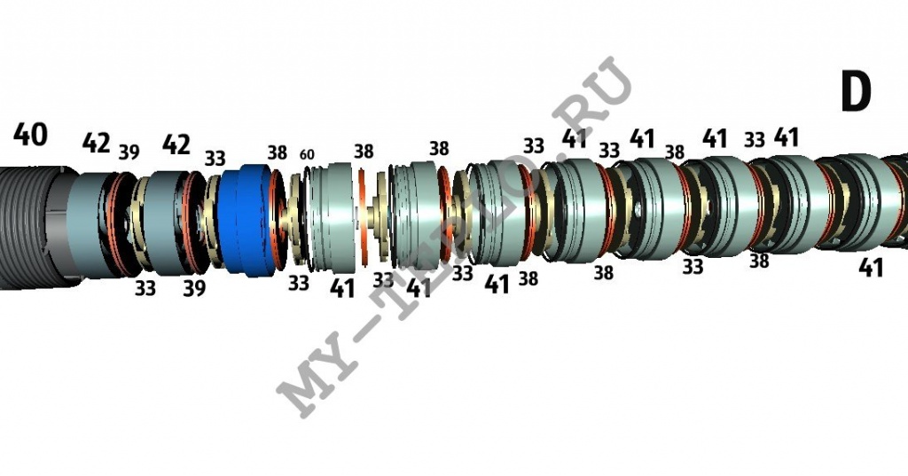 запчасти Джилекс Водомет 55/90 Проф Дом