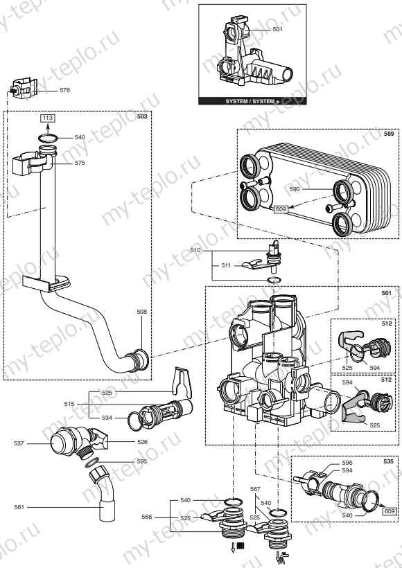 Запчасти Ariston GENUS 24 FF купить в Москве
