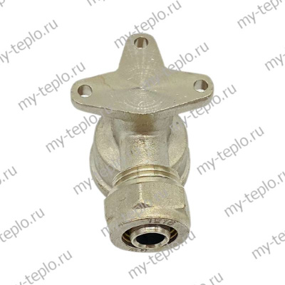 МПЛ Соединение угловое с креплением 16х3/4 МПЛ Соединение угловое с креплением 16х3/4