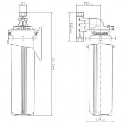 Корпус для картриджного фильтра 1 М 20 В Джилекс (9060)